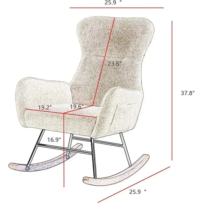 Hansones Rocking Chair Nursery - Baby Nursery Rocking Chair avis et prix