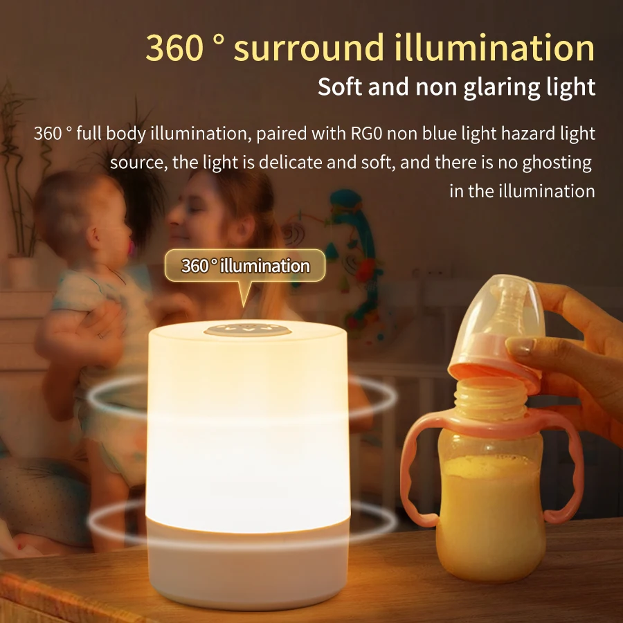 Rechargeable Led Night Light w - Baby Nursery Table Lamp avis et prix