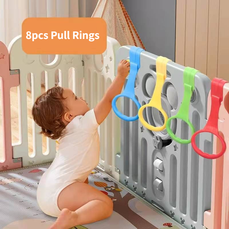 8pcs Pull Rings for Playpen Ba - Baby Nursery Hooks avis et prix