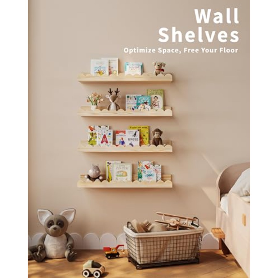 Nursery Book Shelves, 4-Pack F - Baby Nursery Books avis et prix