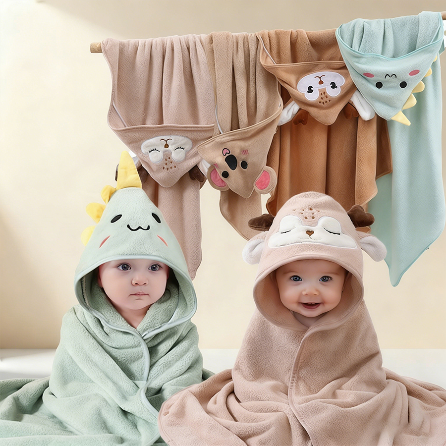 Baby Animal-Shaped Bathrobe, Q - Baby Nursery Accessories avis et prix