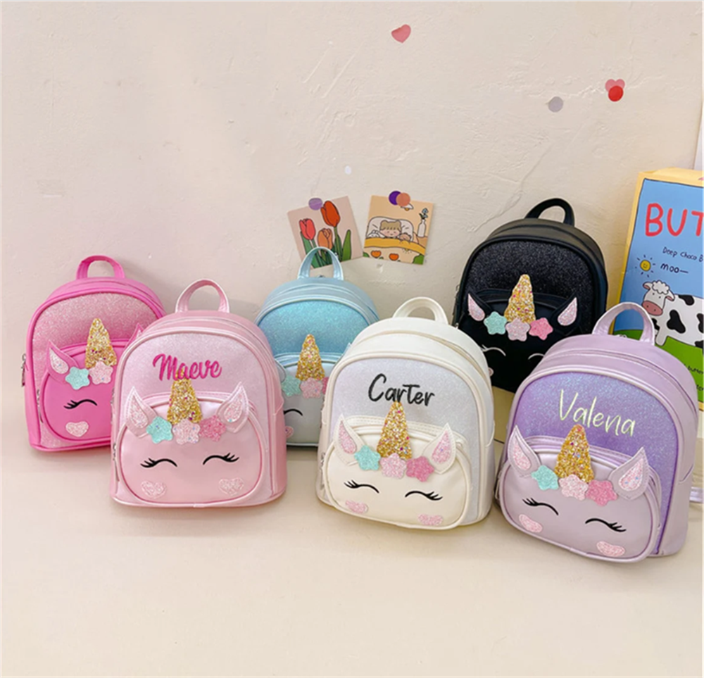 Pink Unicorn Embroidered Backp - Baby Nursery Backpack avis et prix