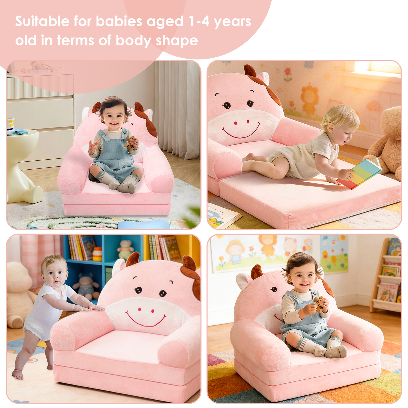 Foldable Kids Sofa Cartoon Bab - Baby Nursery Chair avis et prix