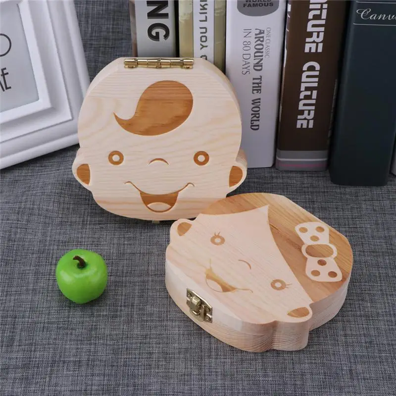 1pc-Baby Tooth Box Spanish Woo - Baby Keepsake Box avis et prix