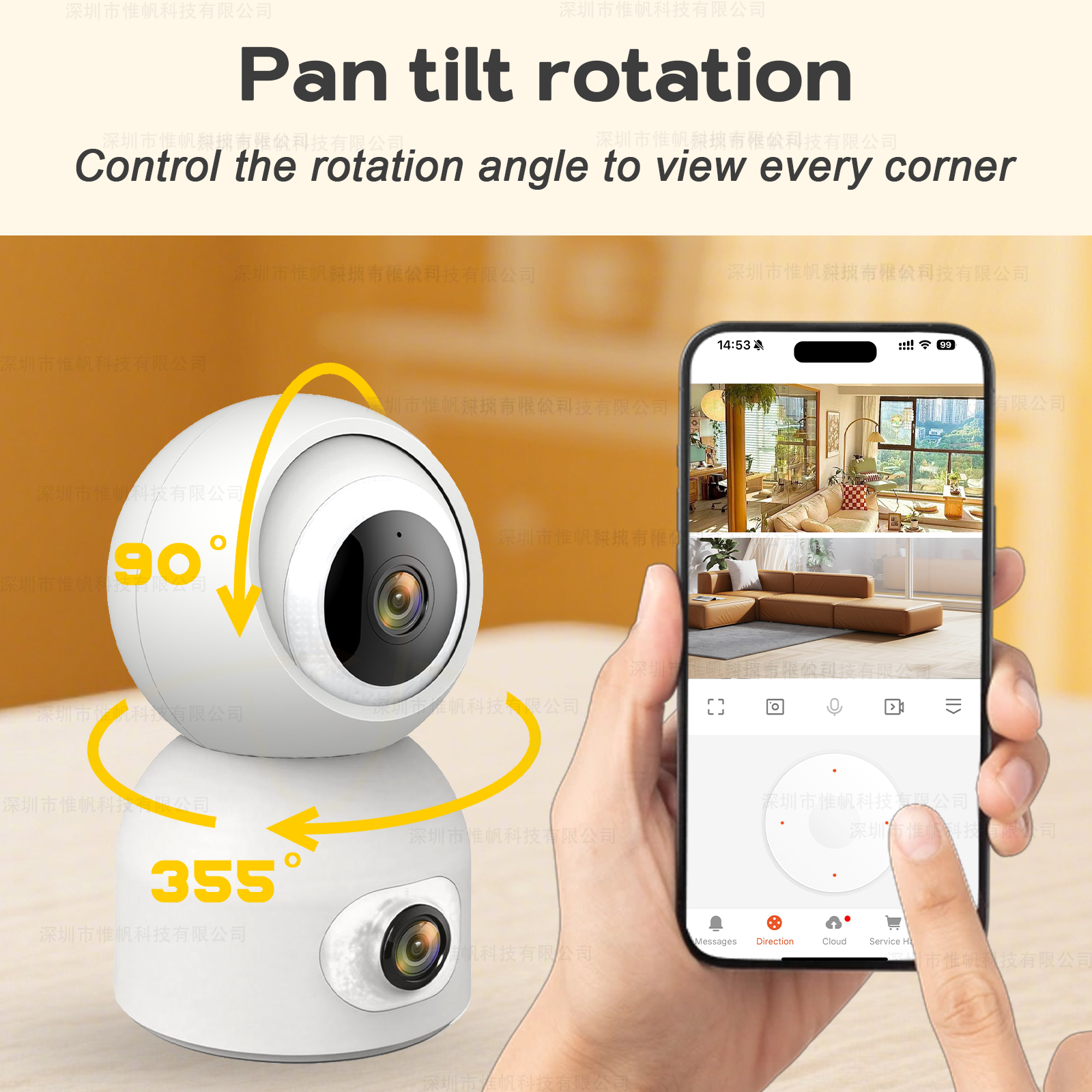 Tuya 4K 8MP Dual Lens 5G WiFi  - Baby Monitor Split Screen avis et prix