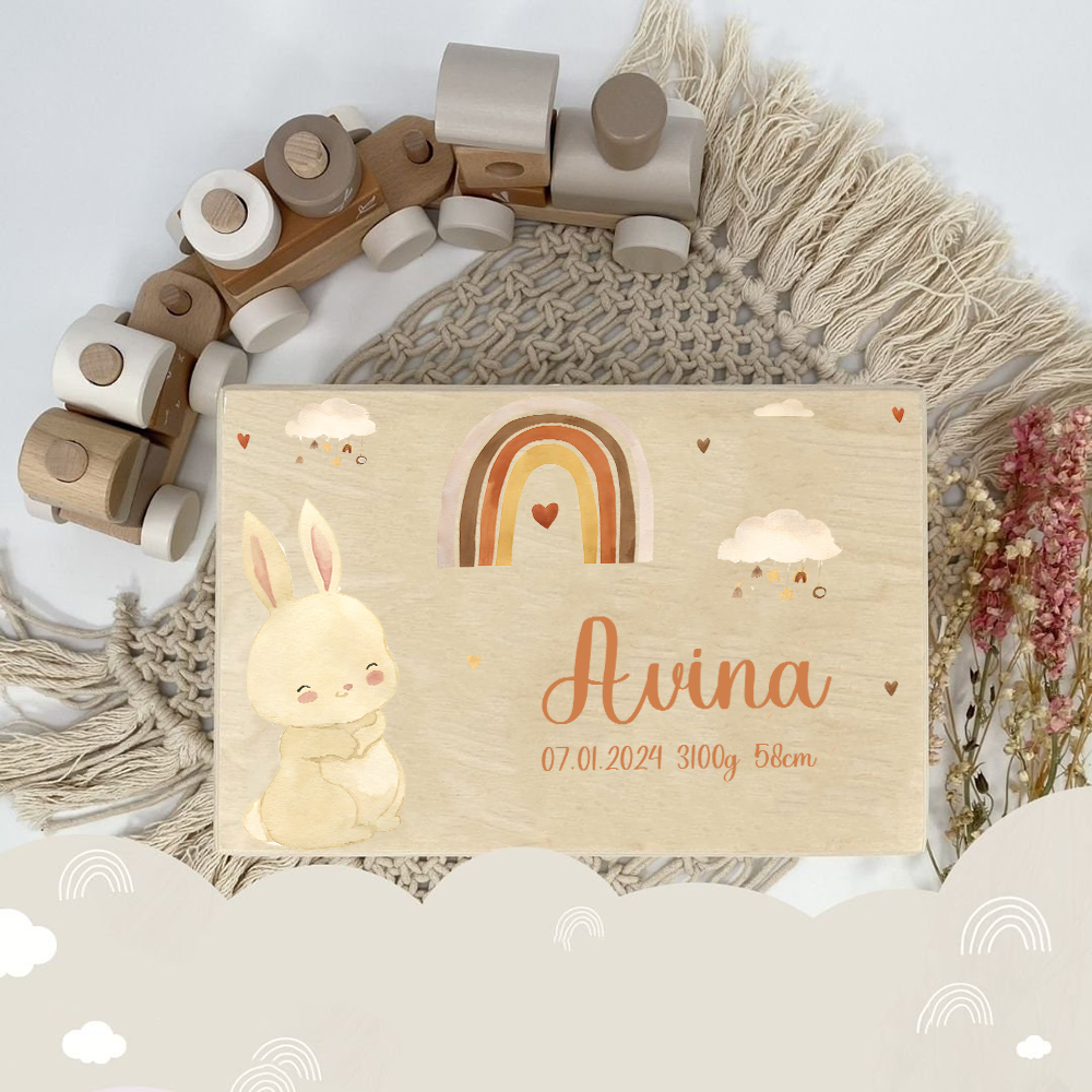 Personalized Baby Memory Box B - Baby Keepsake Box avis et prix