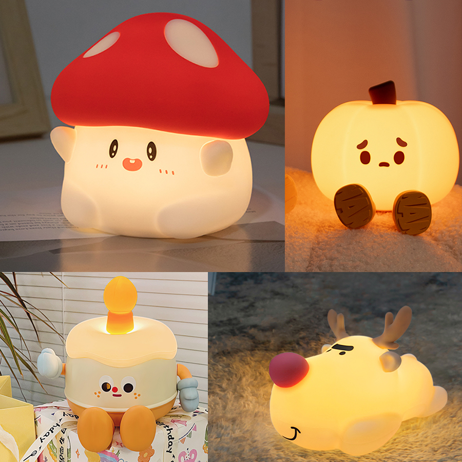 Mushroom Night Light LED Recha - Baby Nursery Table Lamp avis et prix