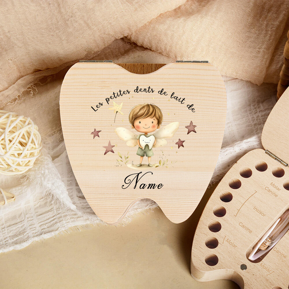 Personalized Tooth Fairy Box B - Baby Keepsake Box avis et prix