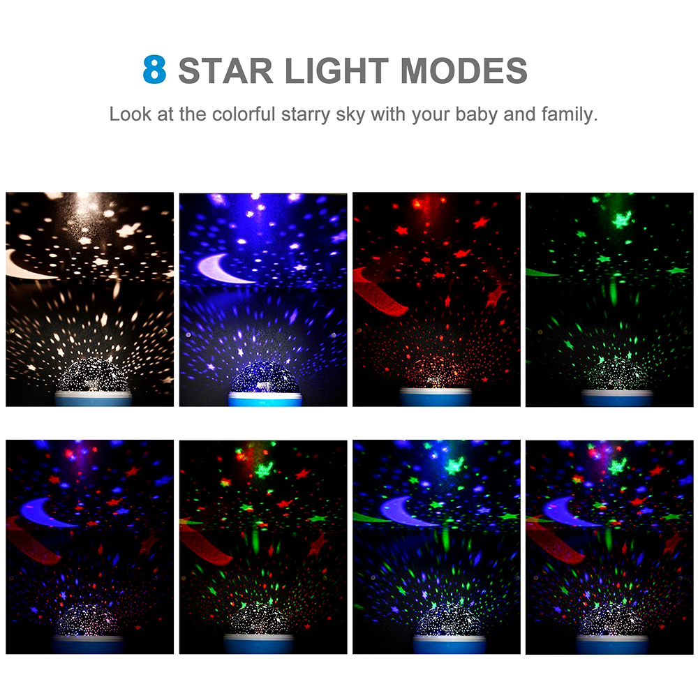 Night Lamp Projector Starry Sk - Baby Nursery Table Lamp avis et prix