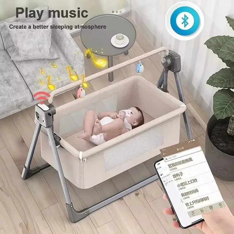 Rocking Bassinet for Baby Auto - Bassinet Bedside Sleeper avis et prix