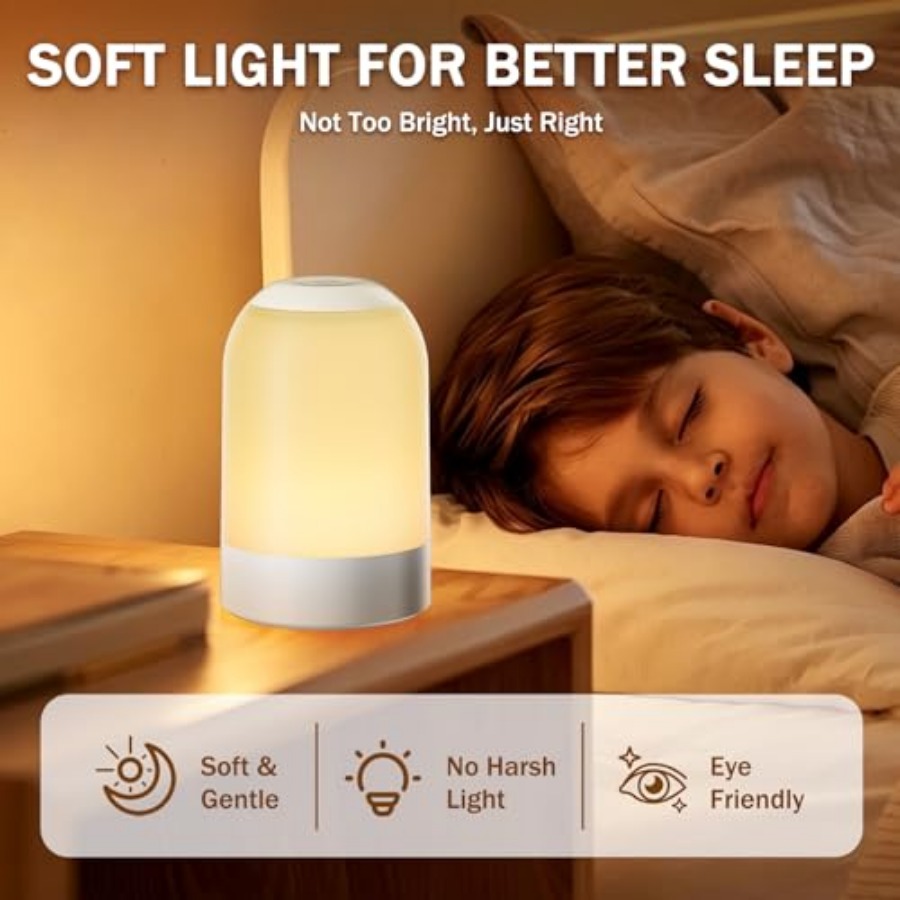 Bedside Touch Night Light, Bab - Baby Nursery Table Lamp avis et prix