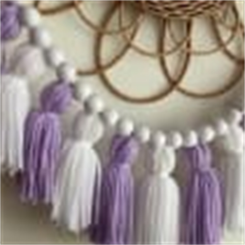 Yellow Boho Tassel Garlands Wa - Baby Nursery Yellow avis et prix