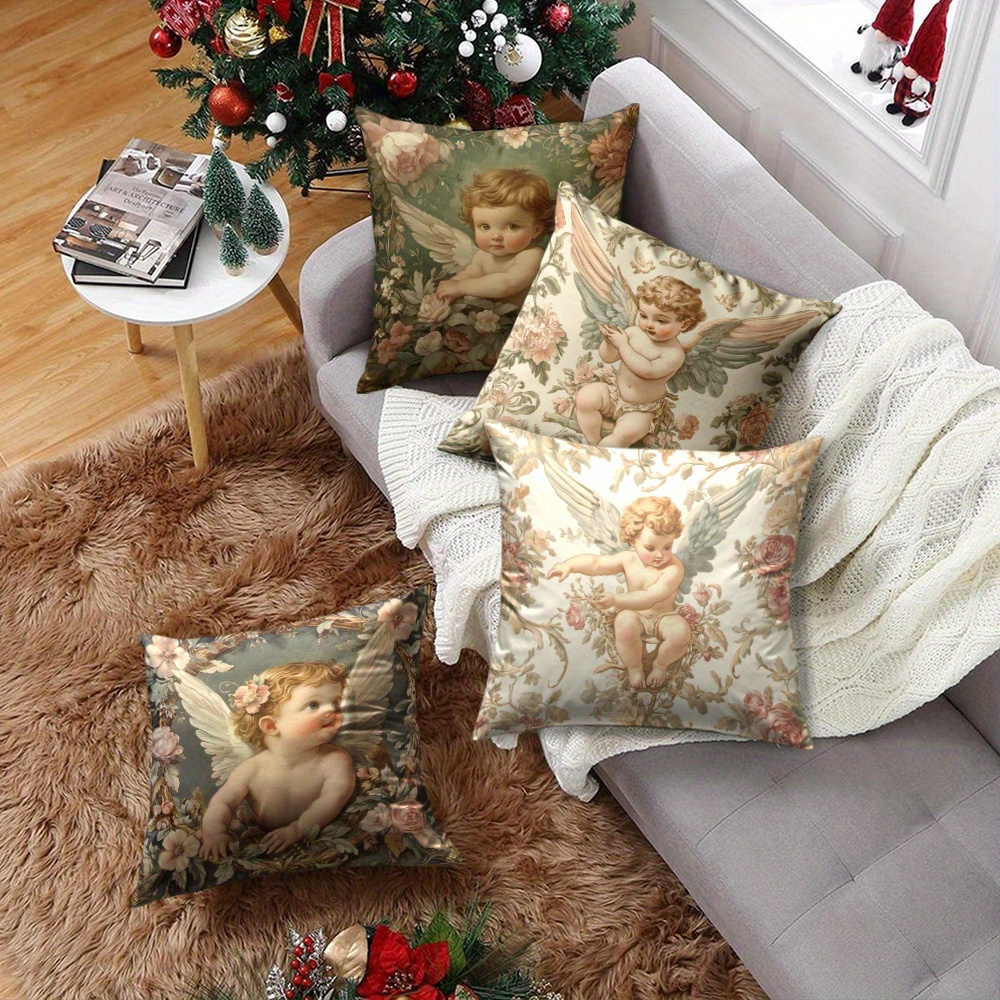 Printed Angel Floral Pillow Co - Baby Nursery Chair avis et prix