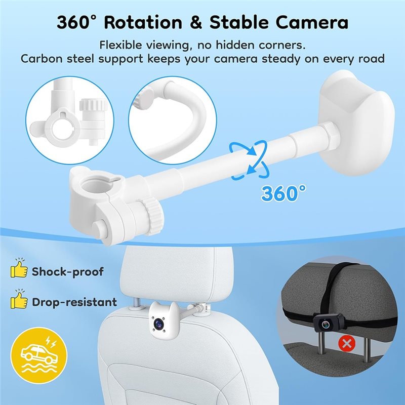 Strict For Carseat Compatible  - Baby Monitor Split Screen avis et prix