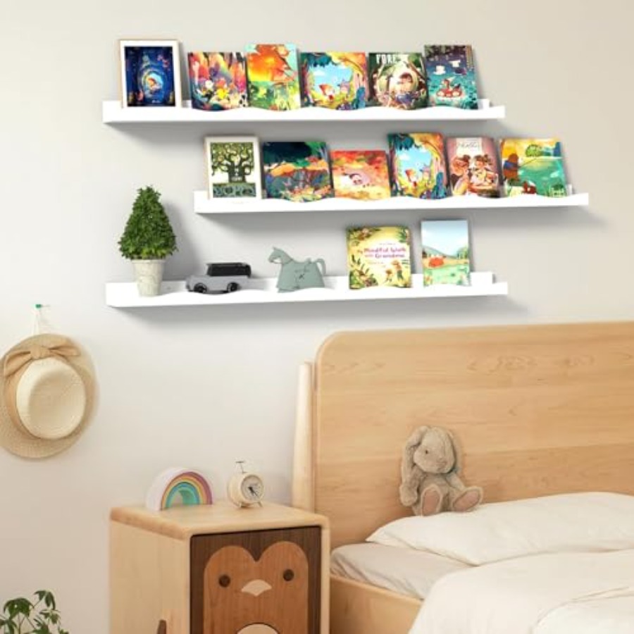 Floating Bookshelf for Floatin - Baby Nursery Books avis et prix