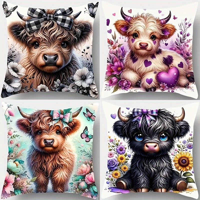 Cute Baby Cow Pillowcase Set f - Baby Nursery Chair avis et prix