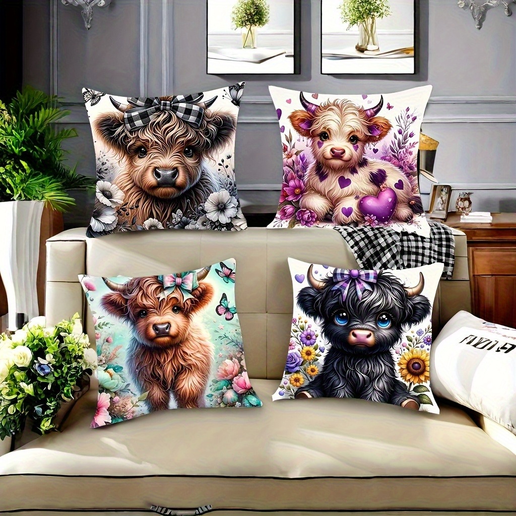 Cute Baby Cow Pillowcase Set f - Baby Nursery Chair avis et prix