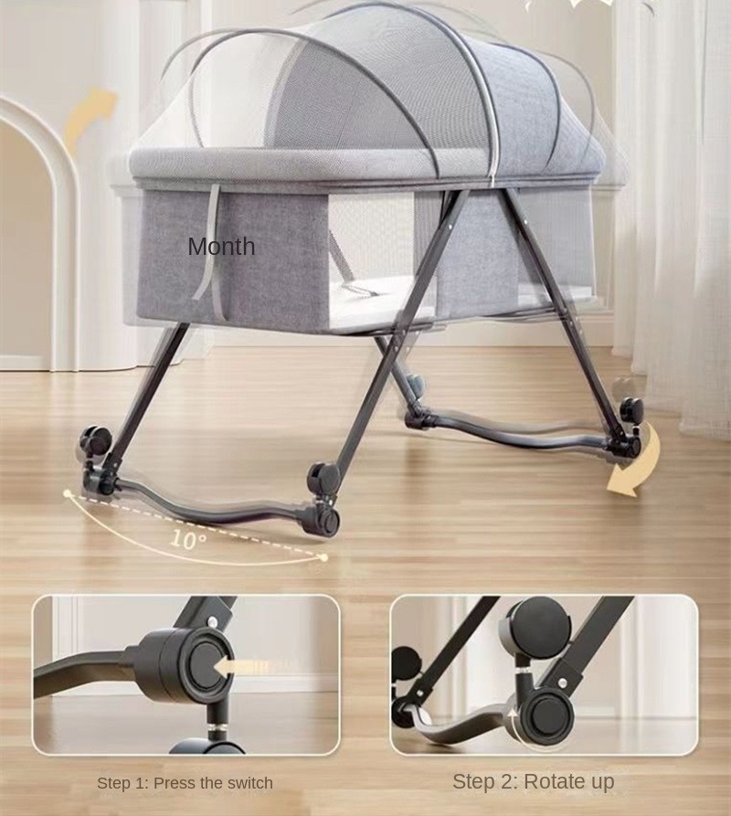 Portable Bassinet Cover with M - Bassinet Bedside Sleeper avis et prix
