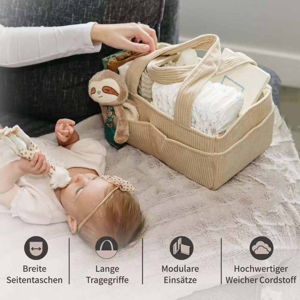 Corduroy Bag Large Capacity Di - Baby Nursery Backpack avis et prix