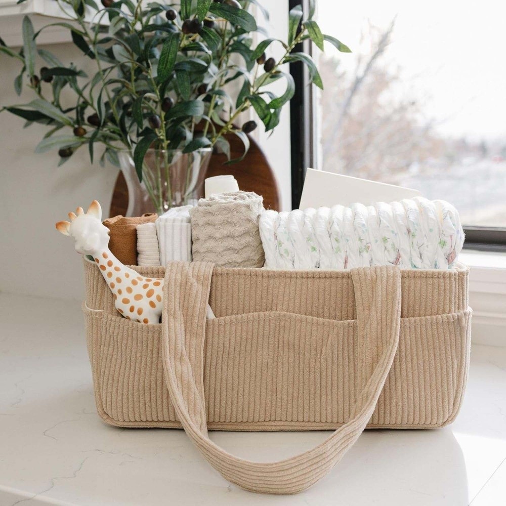 Corduroy Bag Large Capacity Di - Baby Nursery Backpack avis et prix