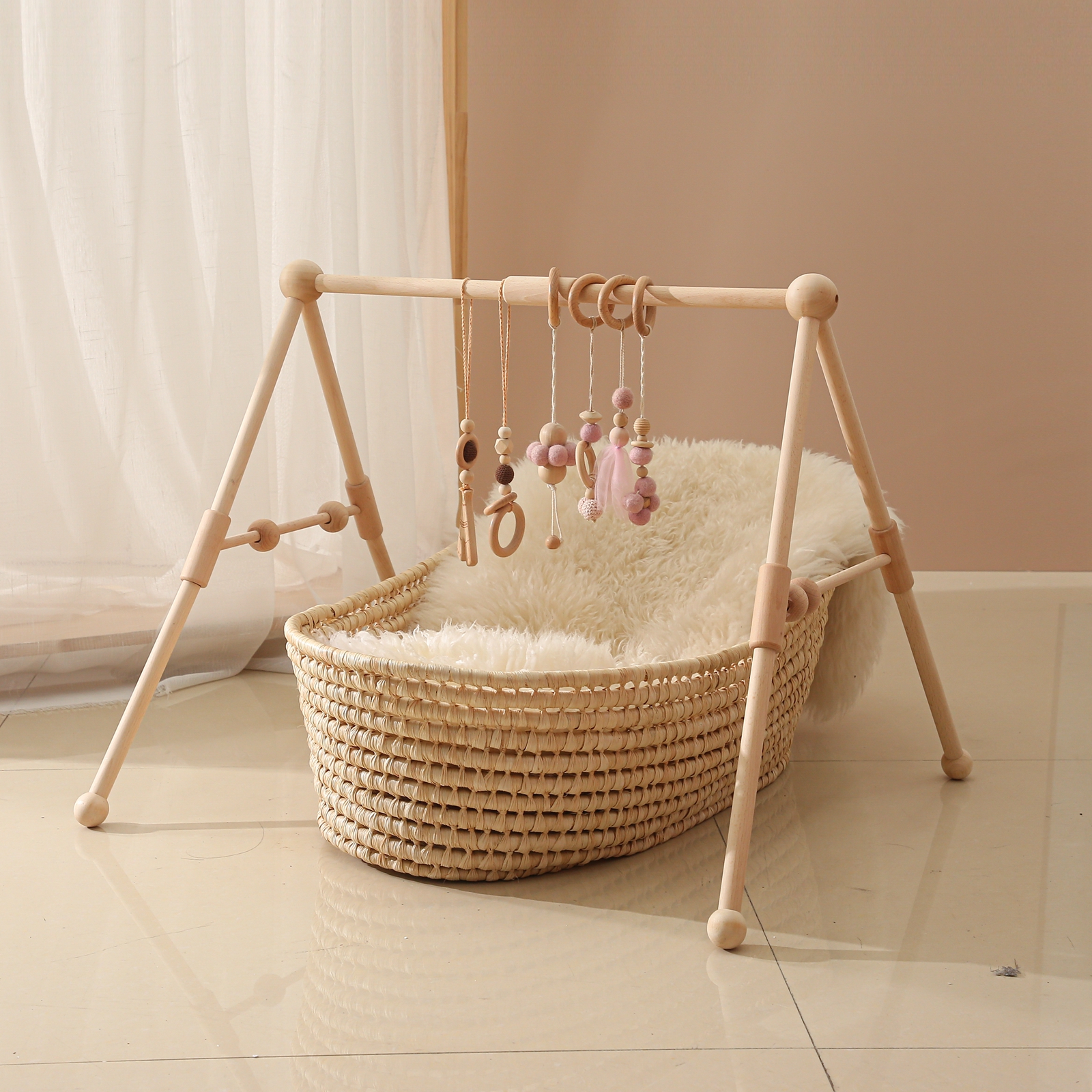 Baby Wooden Toys Play Gym Ordi - Baby Nursery Music avis et prix