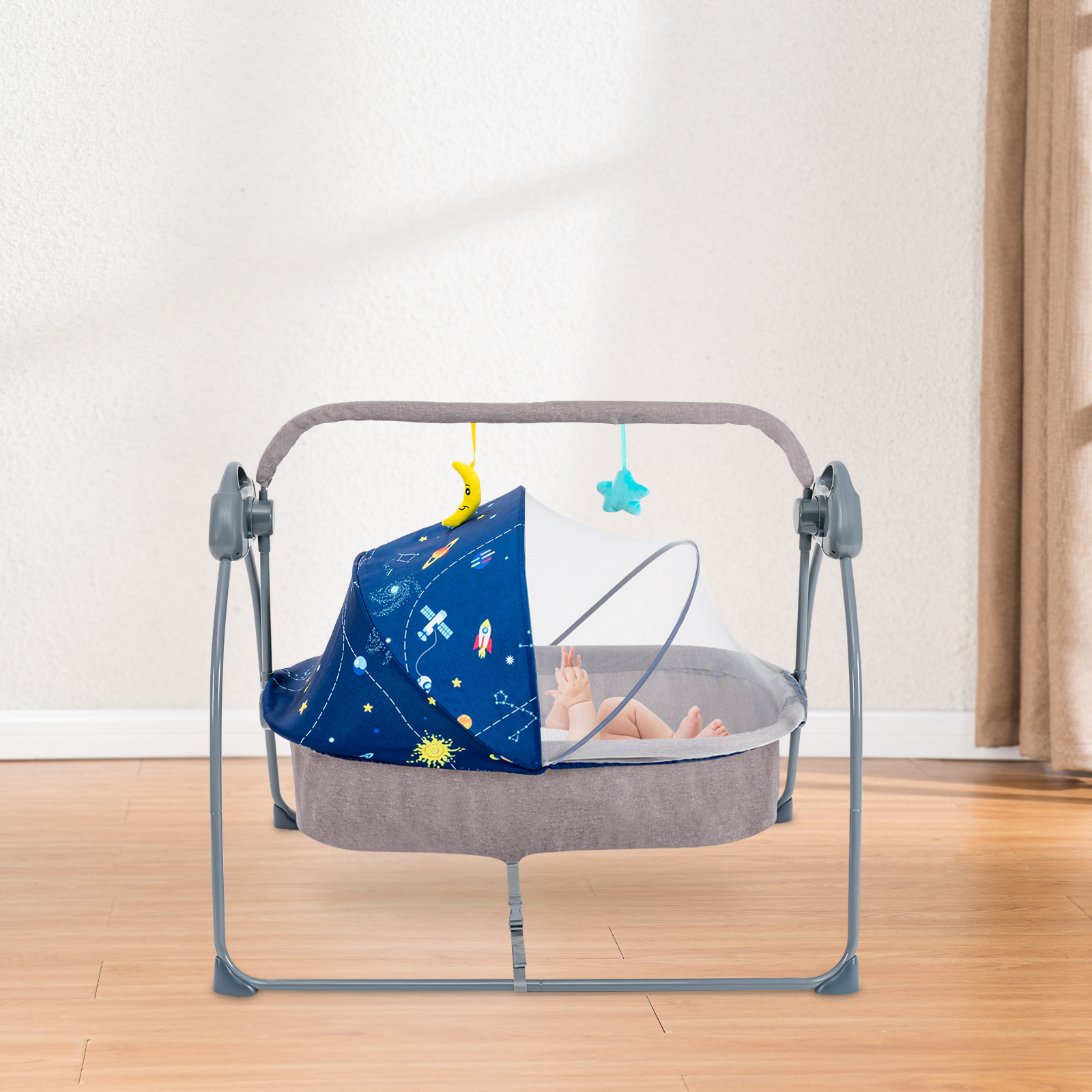 Baby Cradle Swing 5 Speeds Ele - Baby Nursery Rocking Chair avis et prix