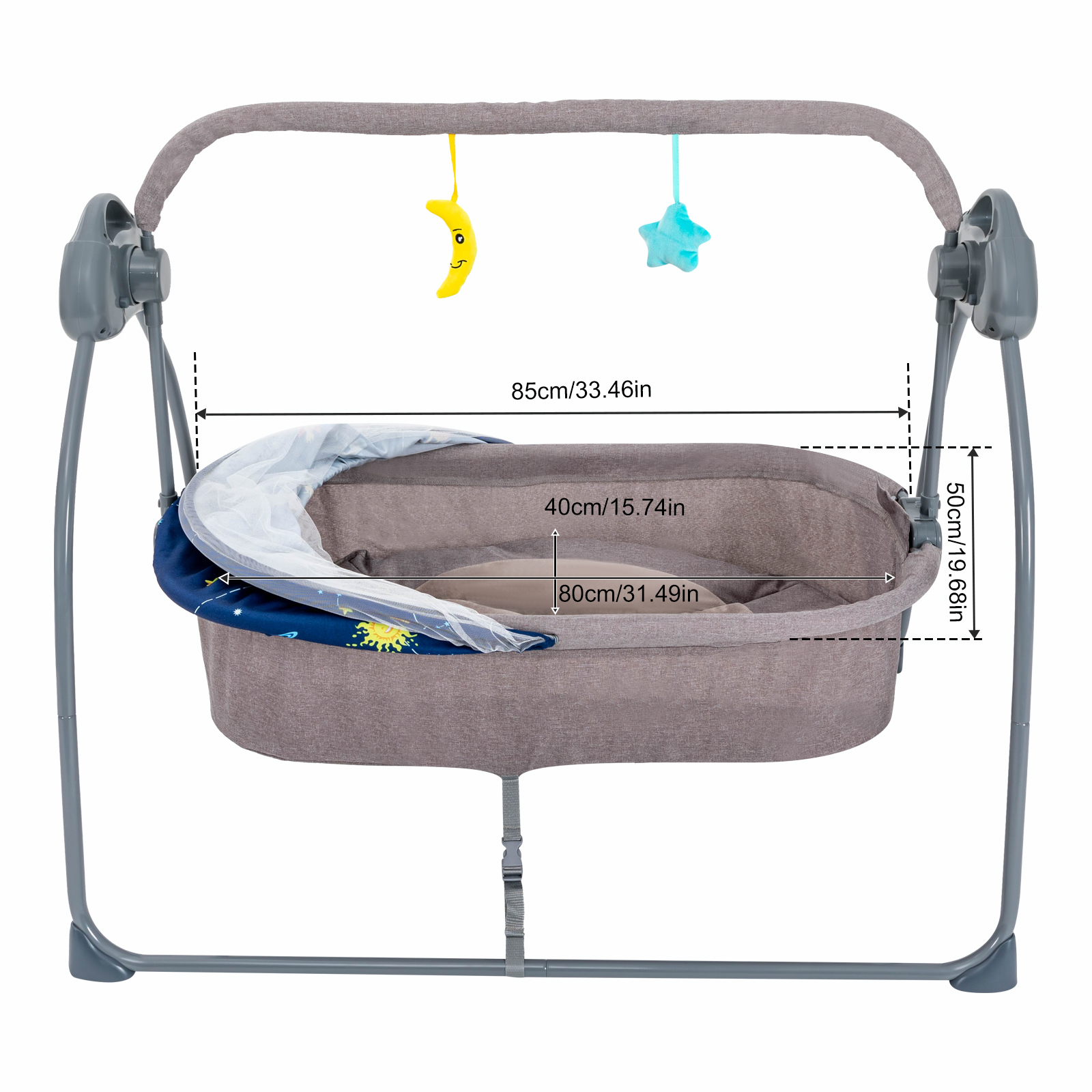 Baby Cradle Swing 5 Speeds Ele - Baby Nursery Rocking Chair avis et prix