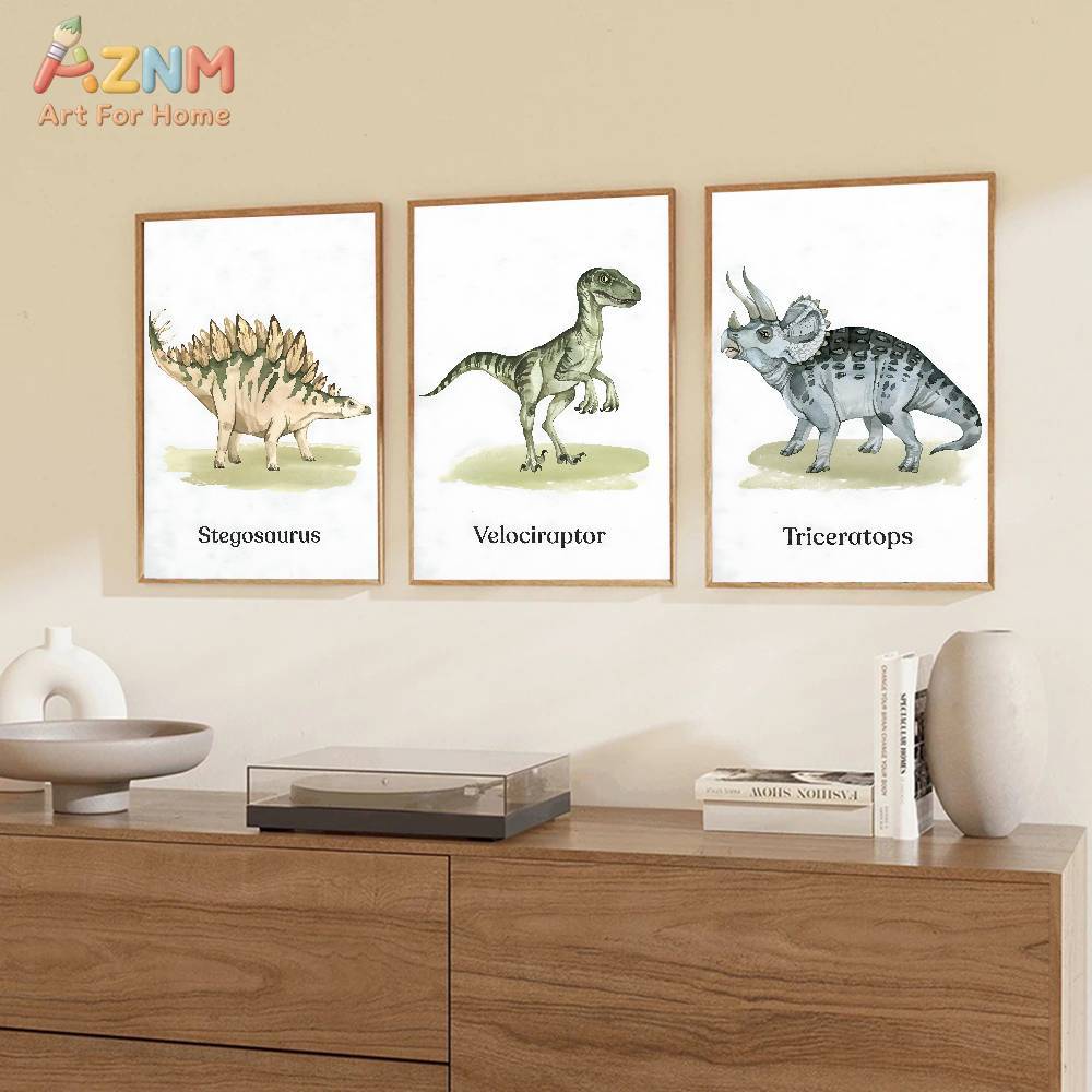 AZNM Cute Cartoon Animal Canva - Baby Nursery Animal Prints avis et prix