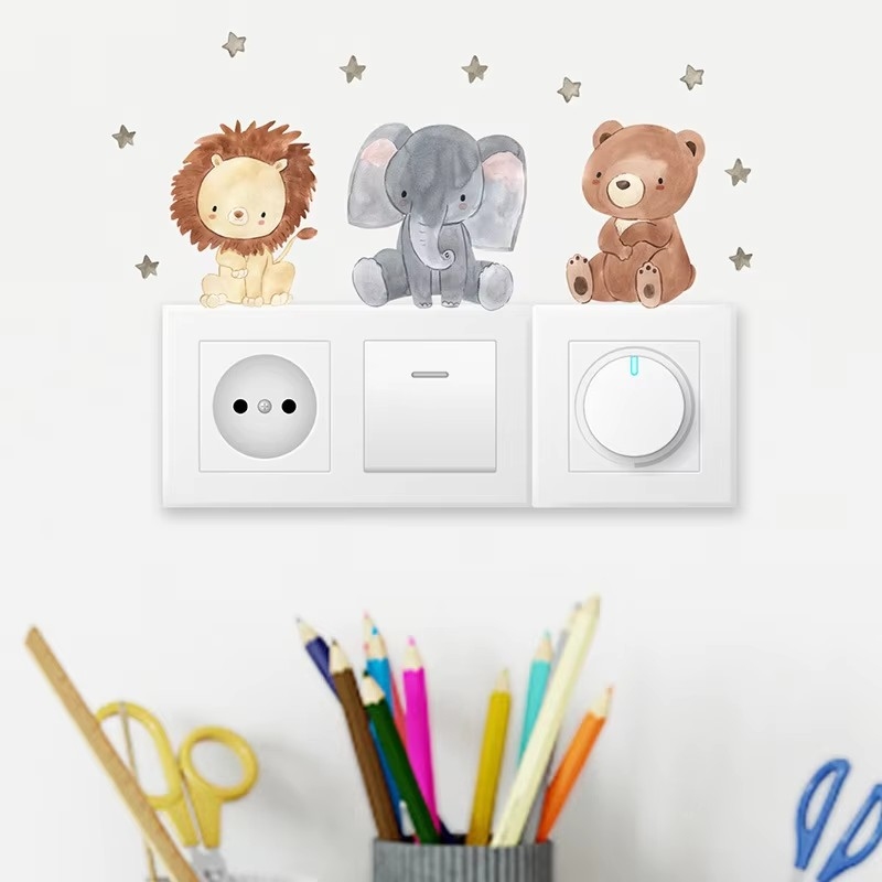 Cute Forest Animals Wall Stick - Baby Nursery Wallpaper Girl avis et prix