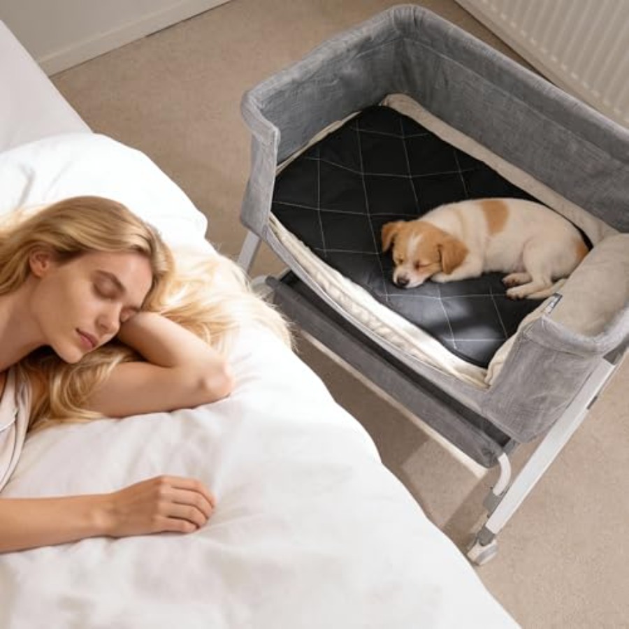 Bedside Dog Bed Co Sleeper 6-L - Bassinet Bedside Sleeper avis et prix