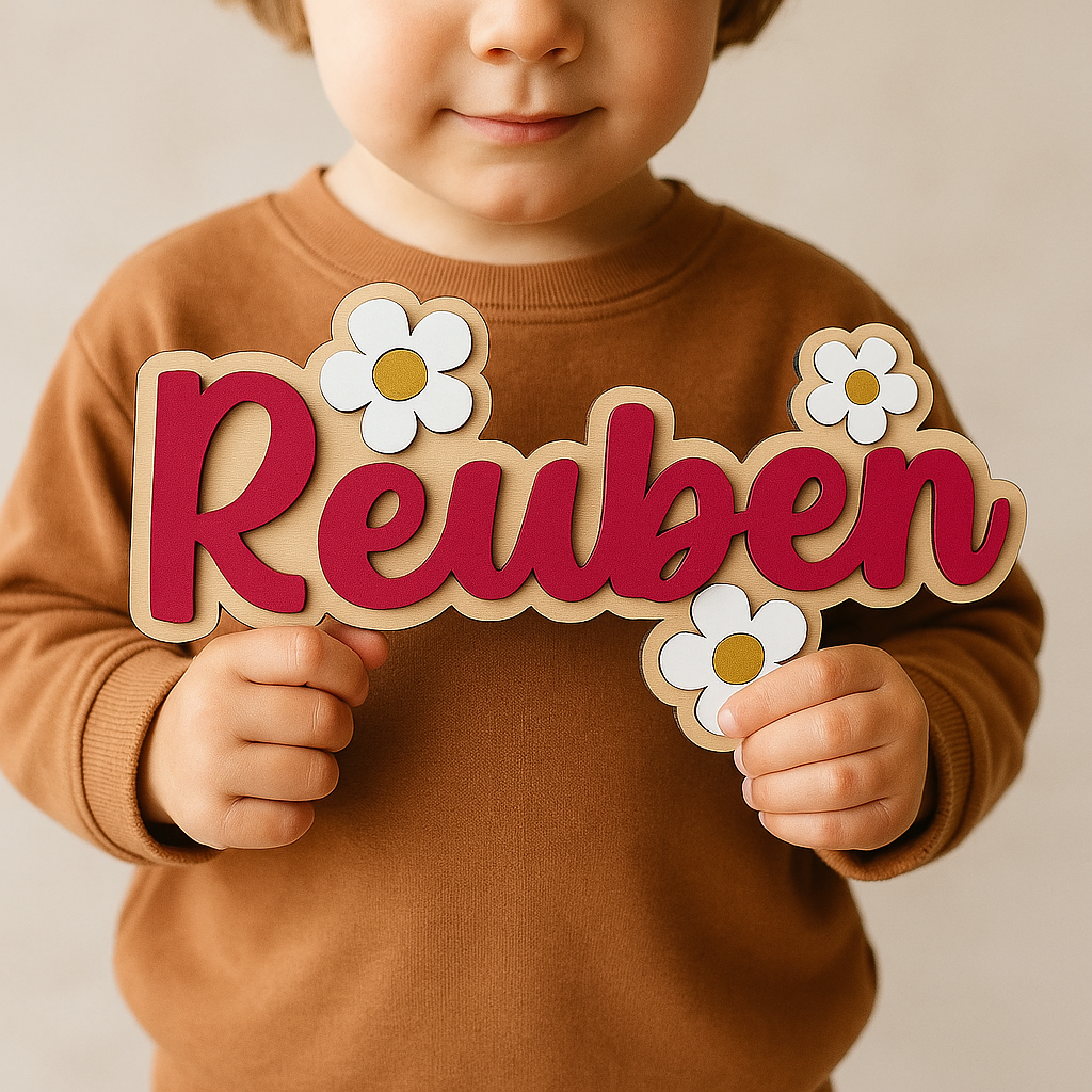 Daisy Personalized Wooden Name - Baby Nursery Accessories avis et prix