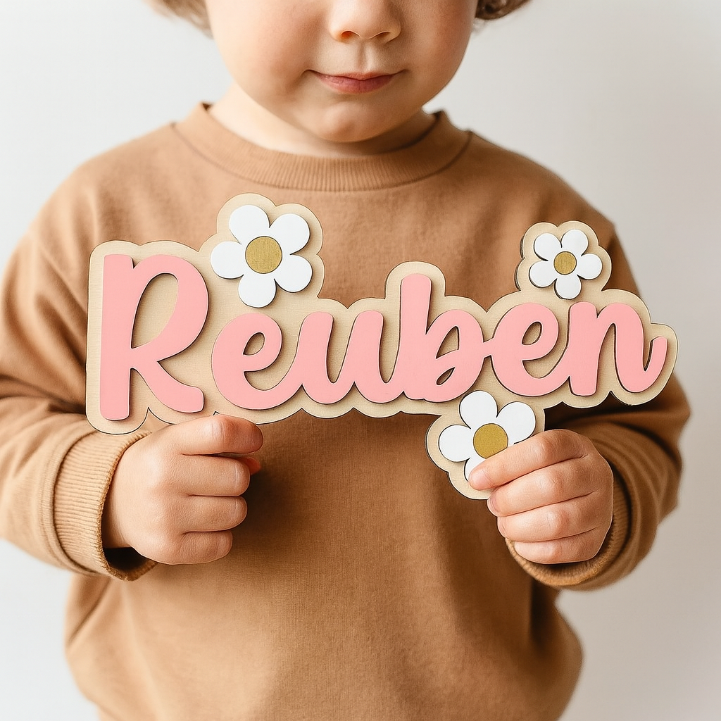 Daisy Personalized Wooden Name - Baby Nursery Accessories avis et prix