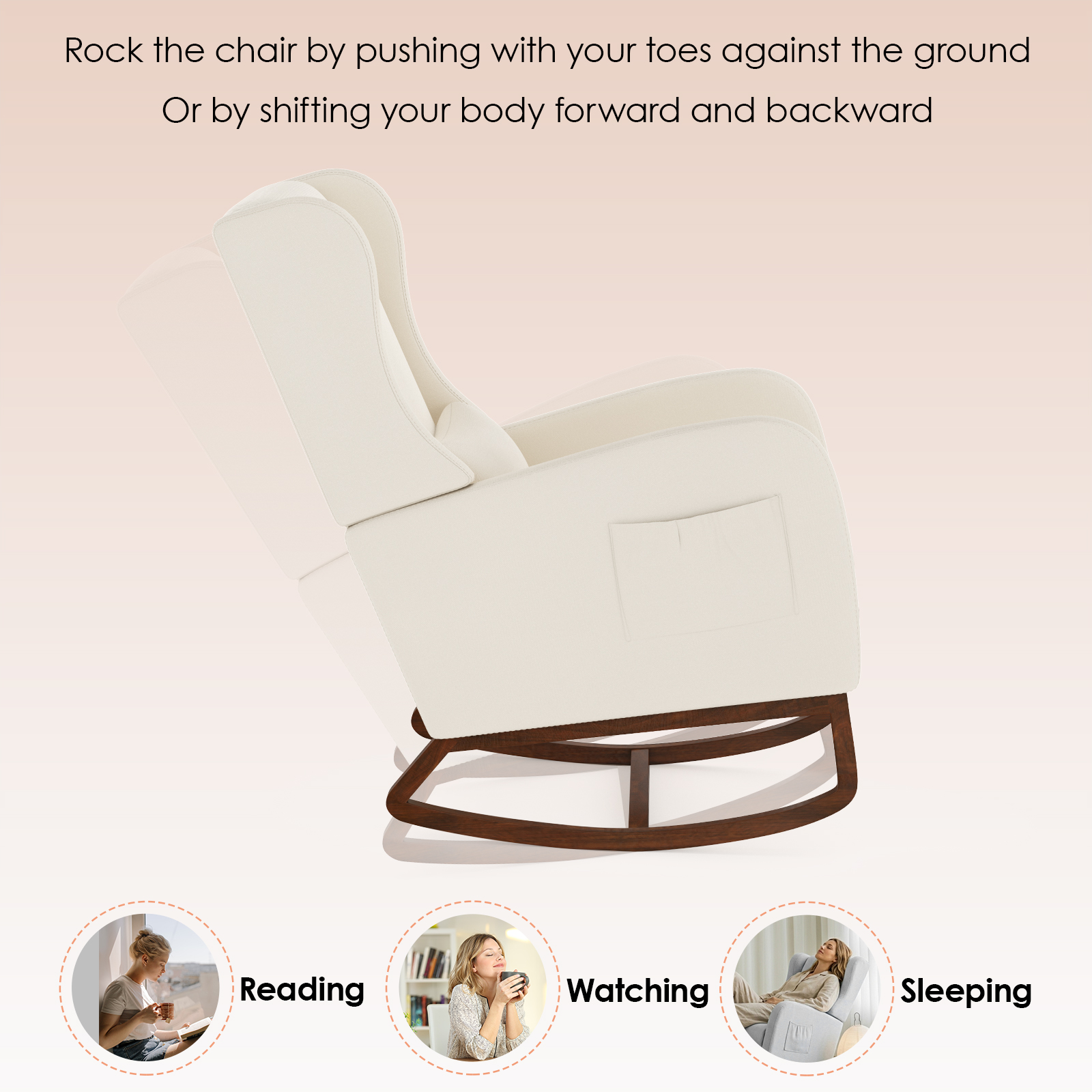 Nursery Rocking Chair, Upholst - Baby Nursery Rocking Chair avis et prix