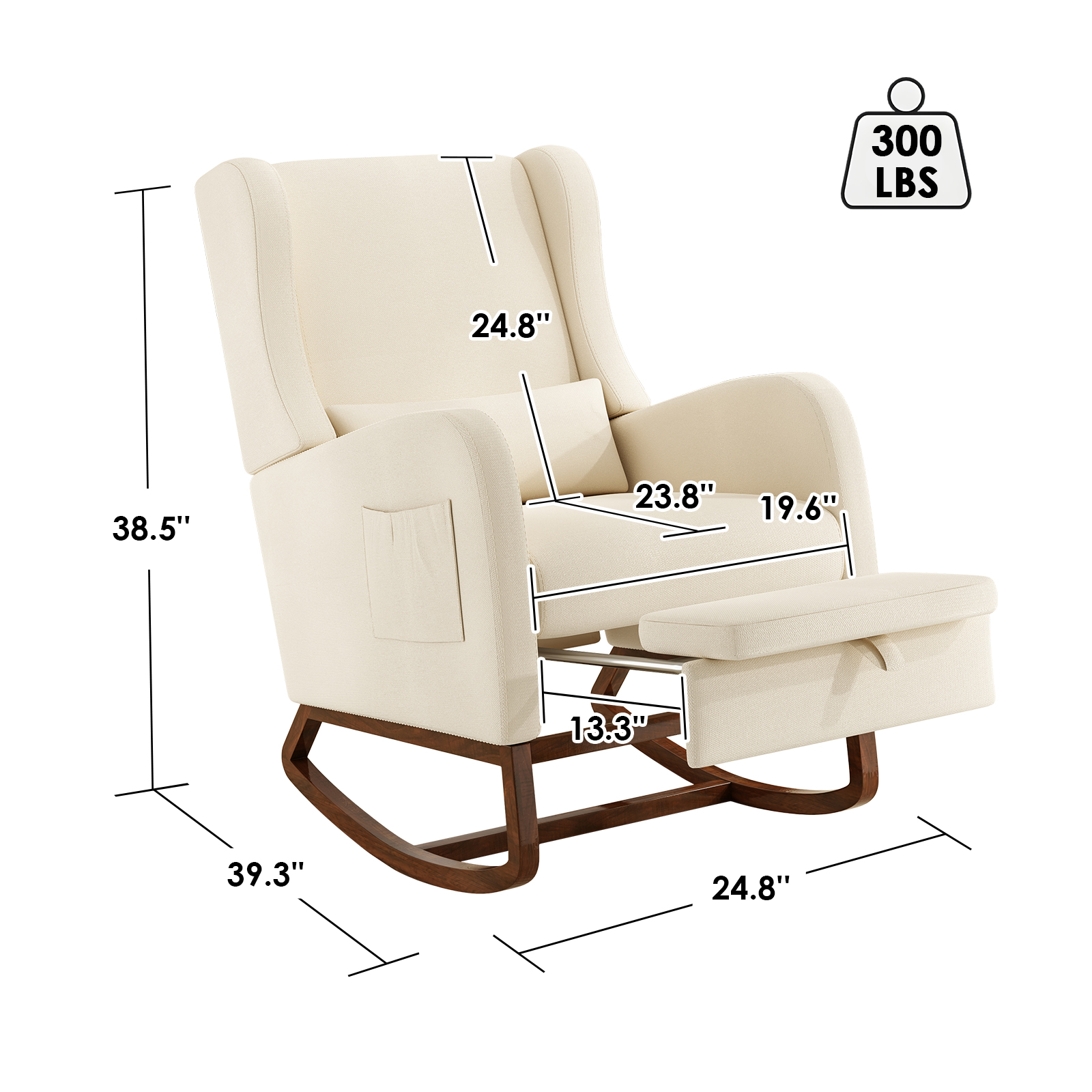 Nursery Rocking Chair, Upholst - Baby Nursery Rocking Chair avis et prix
